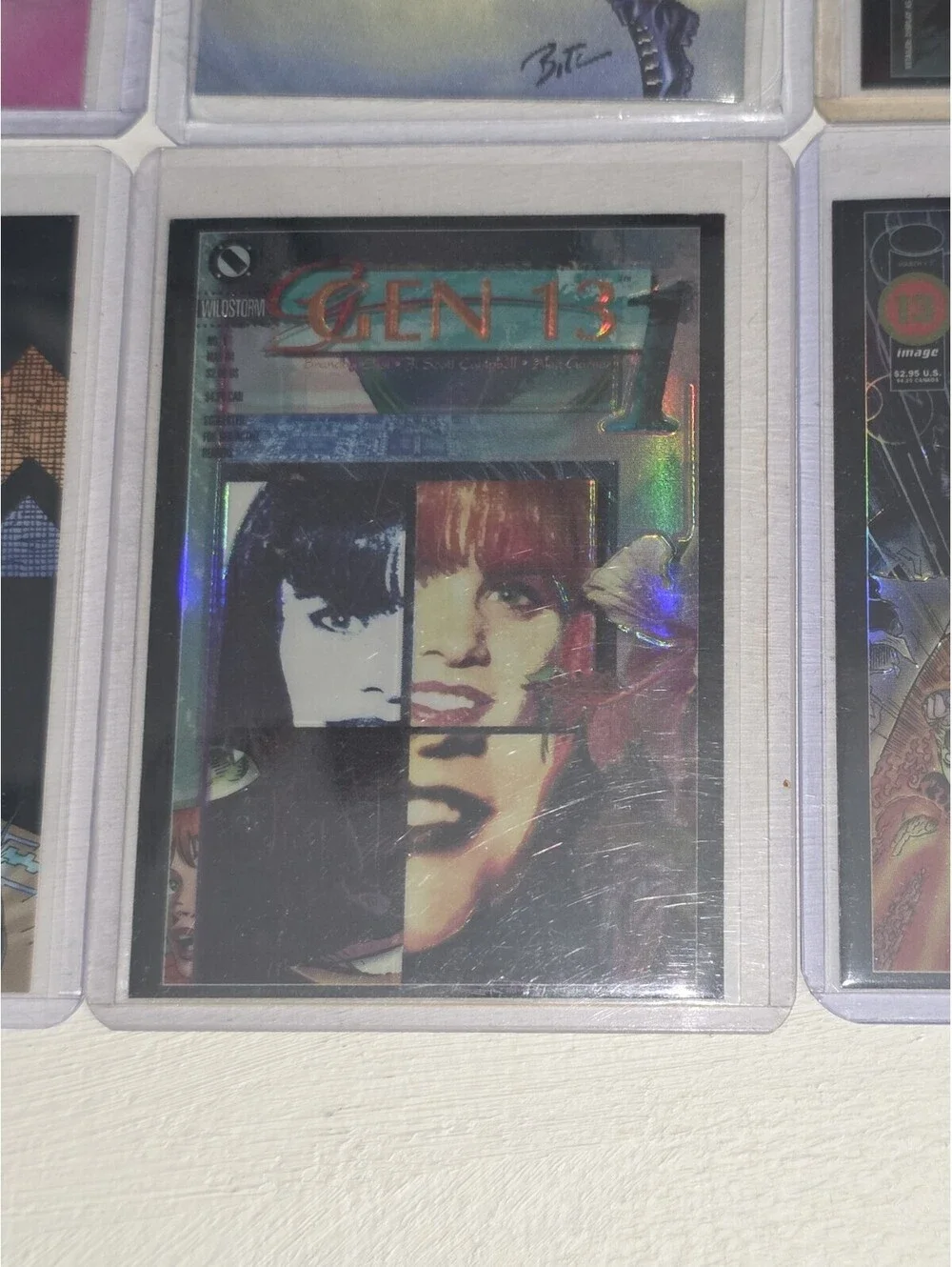 VTG Gen 13 Chromium Variant Covers & Freefall Lenticular SP Chase Card Lot